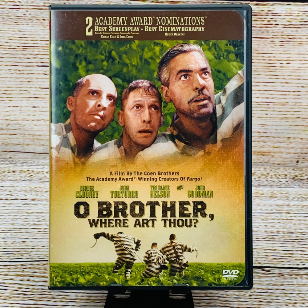 O Brother,‎ Where Art Thou? [2000 DVD] Movie Comedy George Clooney John Turturro